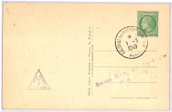 FRANCE 1949 *Agricultural Machinery Exhibition* MAXI-CARD Plough TRACTOR PX328 - Image 4