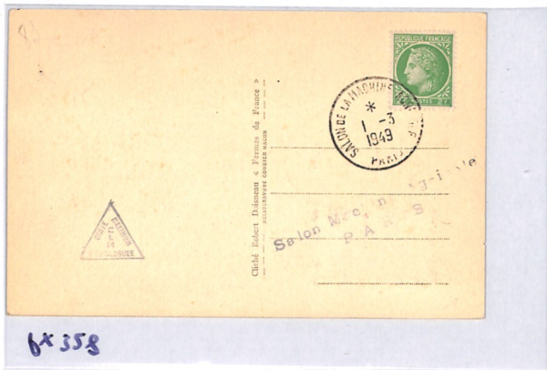 FRANCE 1949 *Agricultural Machinery Exhibition* MAXI-CARD Plough TRACTOR PX328 - Image 7