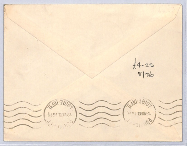 FRANCE AIR MINISTER Cover *CAR POSTAL* 1938 CDS Villacoublay Military Base YZ316 - Image 5