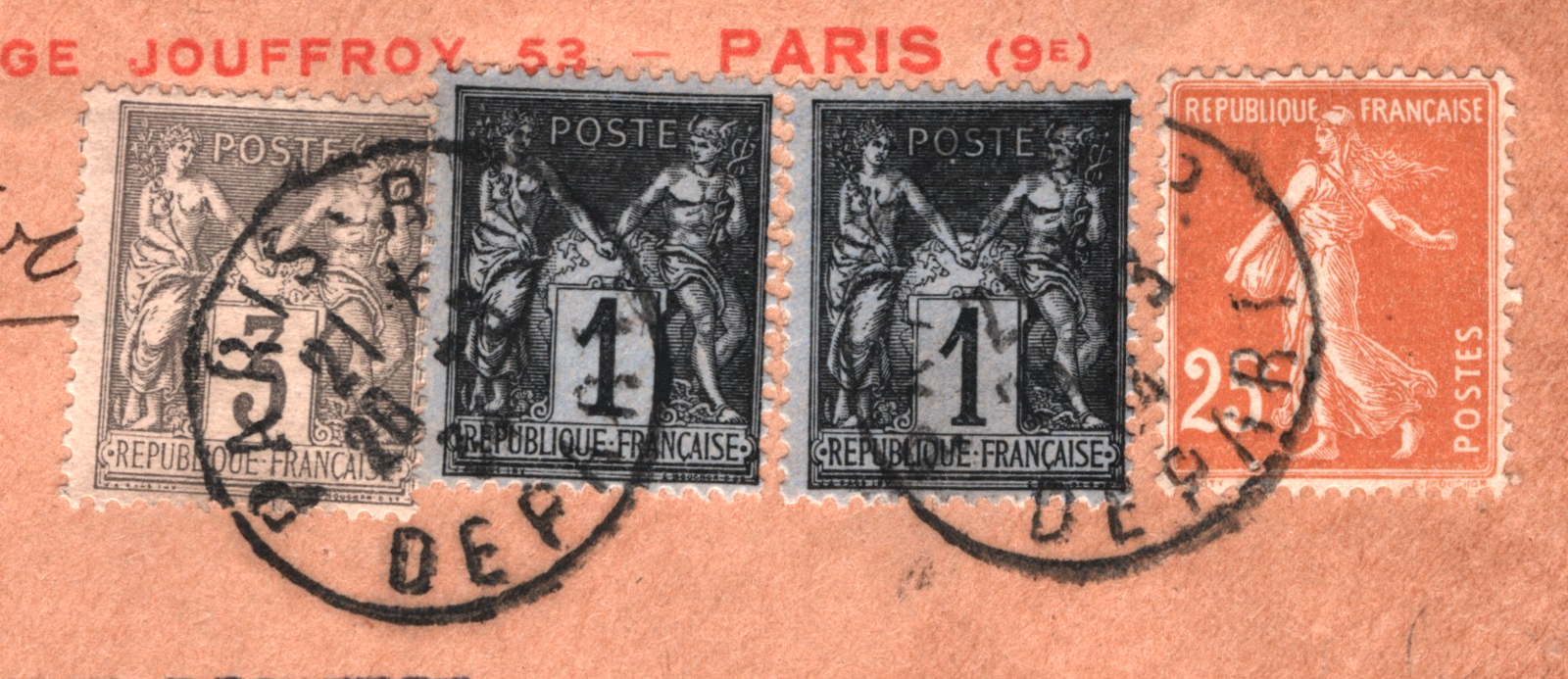 FRANCE Advert TRANSATLANTIC Cover *UNUSUAL FRANKING* Paris 1934 Kansas WD343 - Image 6