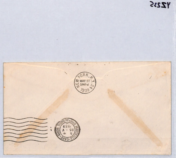 FRANCE Air Cover Pilot SIGNED *La Porte* 1939 TRANSATLANTIC Clipper FLIGHT YZ235 - Image 10