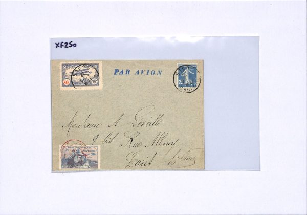 FRANCE Air Mail Cover 1922 Bourges Vierzon Paris{samwells-covers}XF250 - Image 4