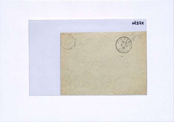 FRANCE Air Mail Cover 1922 Bourges Vierzon Paris{samwells-covers}XF250 - Image 5