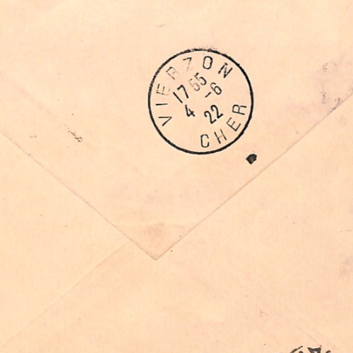 FRANCE Air SEMI-OFFICIAL 25c Stamp GUYNEMEYER Label BOURGES 1922 Algeria XA113 - Image 7