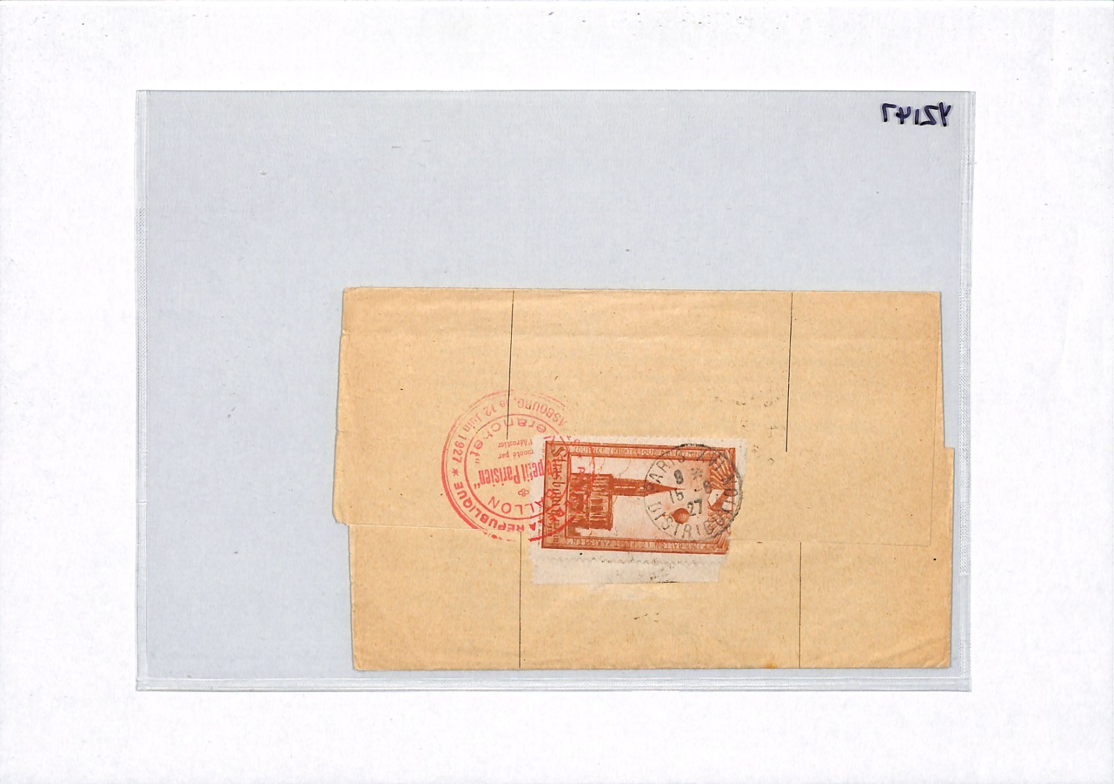 FRANCE BALLON-MONTE *Balloon* Cover Paris 1927 ORPHANS Strip AVIATION YZ147 - Image 13