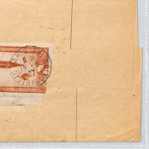 FRANCE BALLON-MONTE *Balloon* Cover Paris 1927 ORPHANS Strip AVIATION YZ147 - Image 8