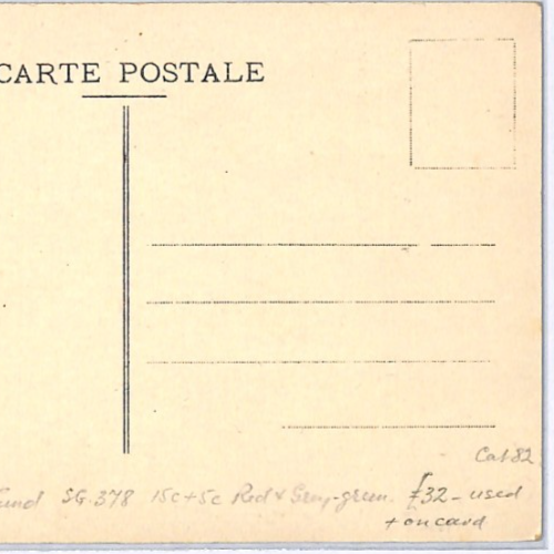 FRANCE CHARITY 15+5c *RED CROSS* Stamp (1918) Postcard VIEW-SIDE Fountain WP322 - Image 8