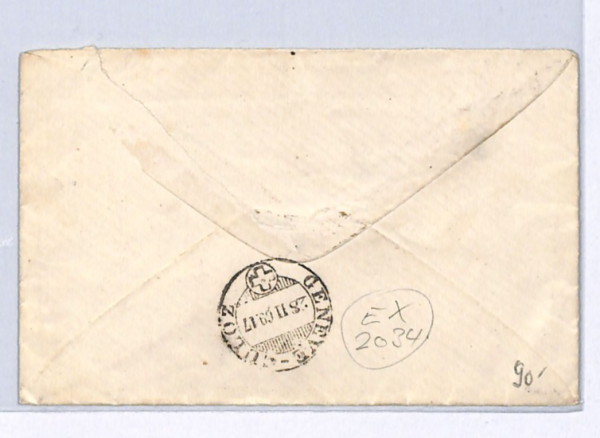 FRANCE CLASSIC 30c Napoleon Cover Paris 1869 Switzerland RAILWAY Geneva WZ22 - Image 6