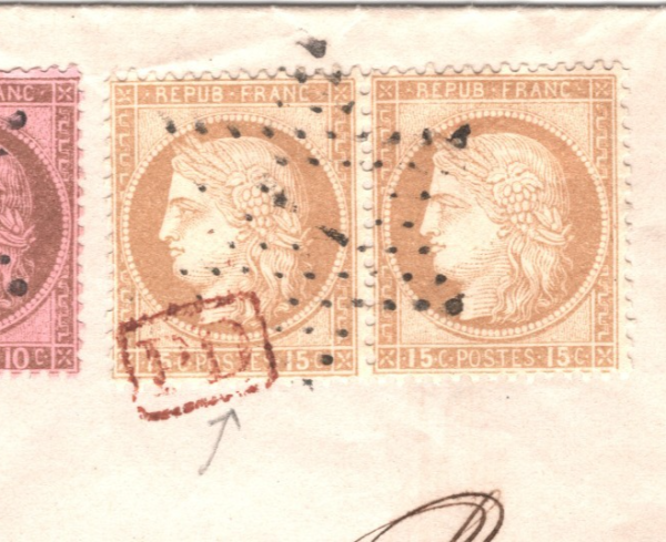 FRANCE CLASSIC Cover Paris Société Générale de Moitessier Neveu 1875 Genoa WZ13 - Image 7