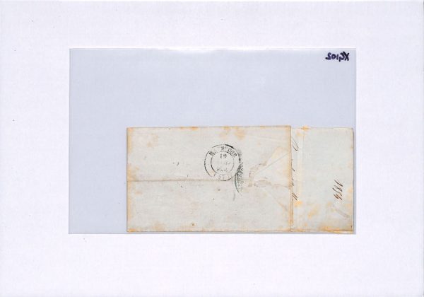 FRANCE Cover 1854 Paris *BLUE EYE CACHET*Société Anonyme MASONIC? Maubeuge XG102 - Image 13