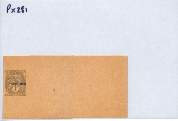 FRANCE Cover Postal Stationery *SPECIMEN* (English Type) 1c Wrapper Band PX281 - Image 12