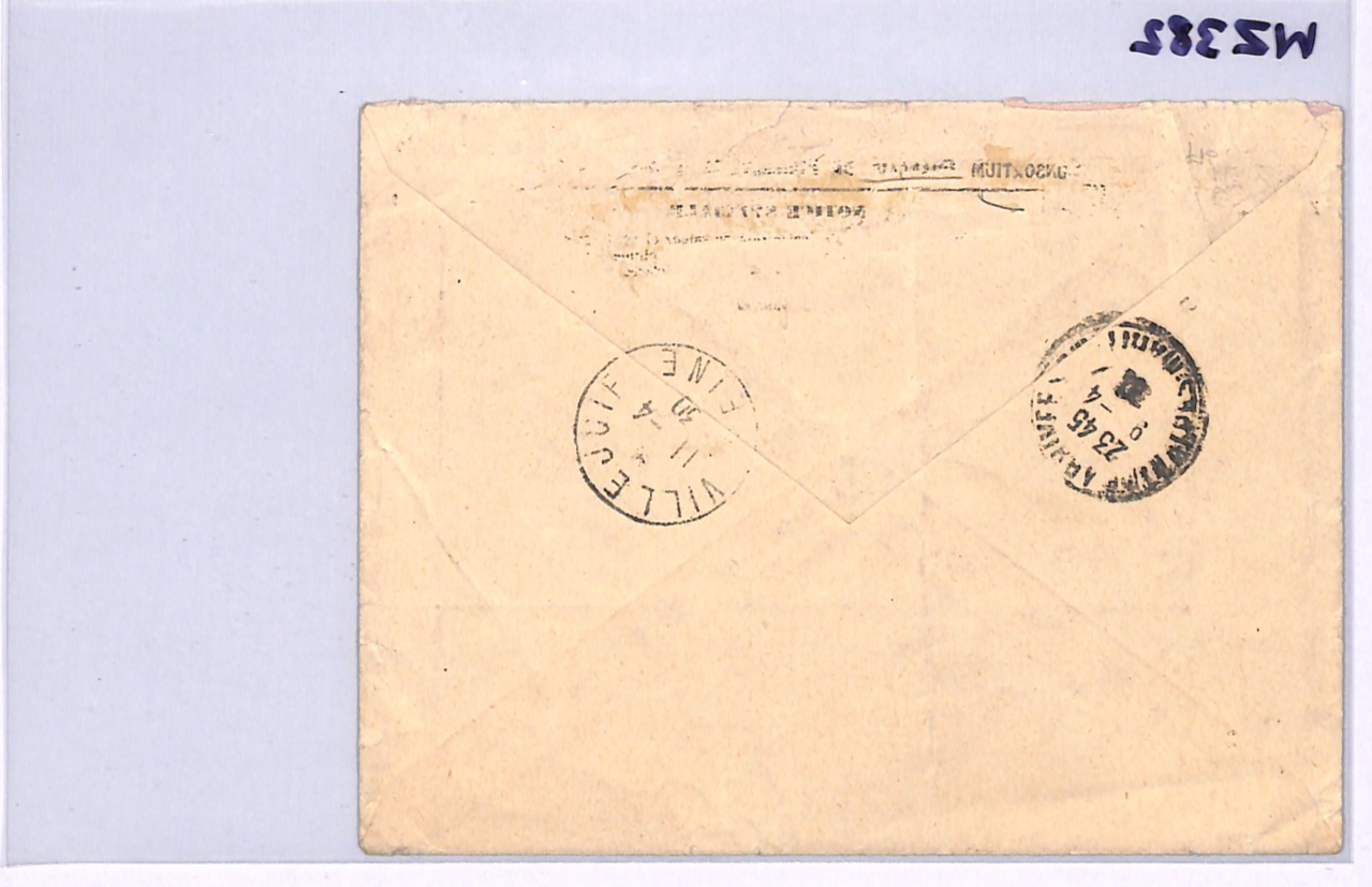 FRANCE Cover *SMILE OF REIMS* 1f50+3f50 Charity Stamp 1930 Nice HEX Cancel WZ382 - Image 13