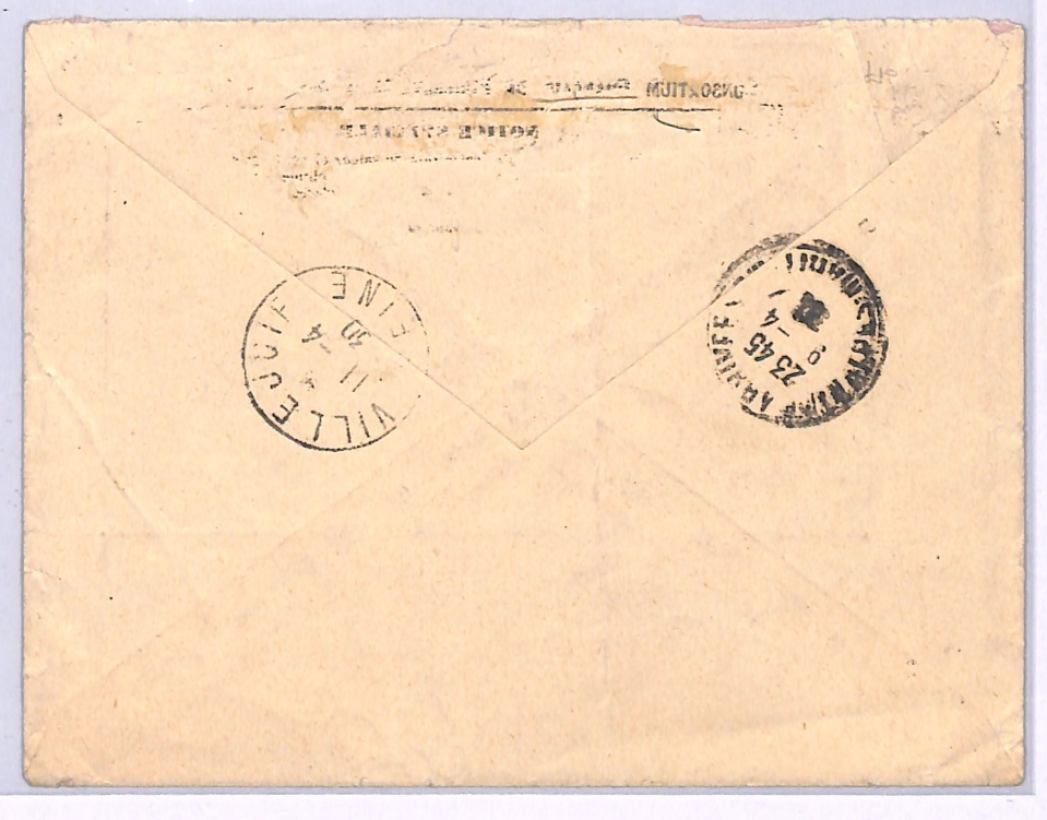 FRANCE Cover *SMILE OF REIMS* 1f50+3f50 Charity Stamp 1930 Nice HEX Cancel WZ382 - Image 4
