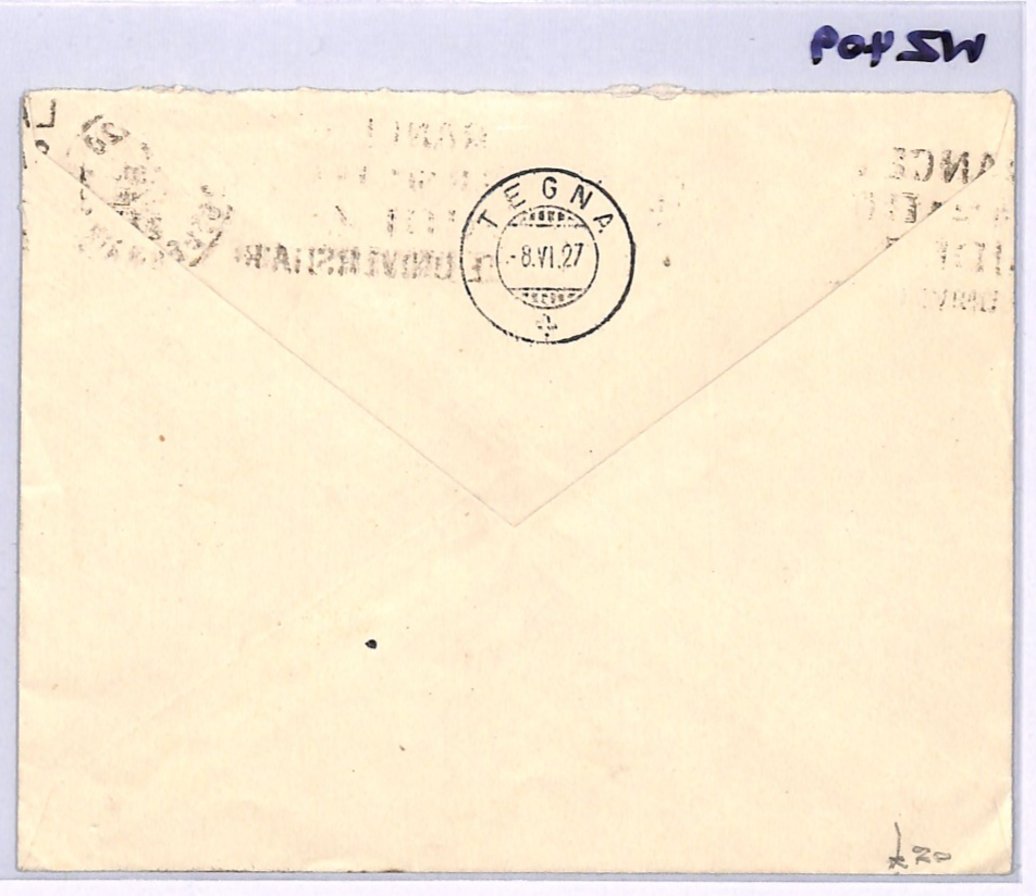 FRANCE Cover *WAR ORPHANS* Charity Stamps 1f+25c HIGH VALUE 1927 Locarno WZ409 - Image 11