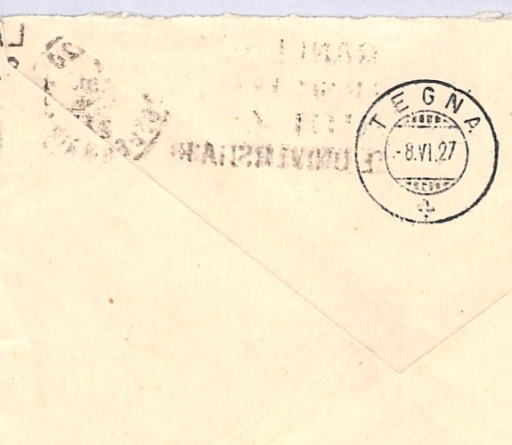 FRANCE Cover *WAR ORPHANS* Charity Stamps 1f+25c HIGH VALUE 1927 Locarno WZ409 - Image 4
