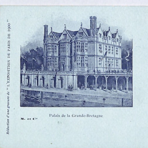 FRANCE EXPO 1900 CDS & LABEL Postcard *Palace of Great Britain* {samwells}PX264 - Image 6