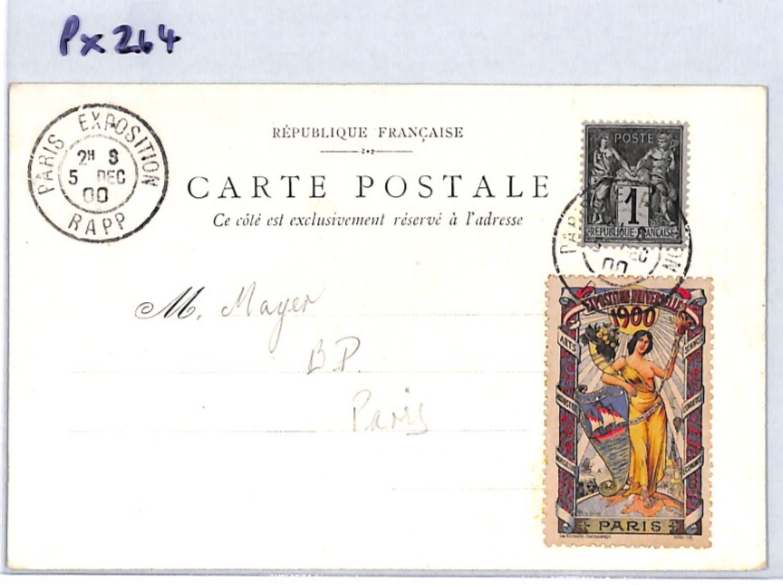 FRANCE EXPO 1900 CDS & LABEL Postcard *Palace of Great Britain* {samwells}PX264 - Image 9