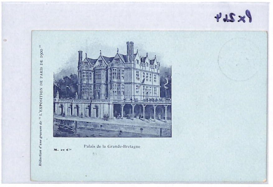FRANCE EXPO 1900 CDS & LABEL Postcard *Palace of Great Britain* {samwells}PX264 - Image 10