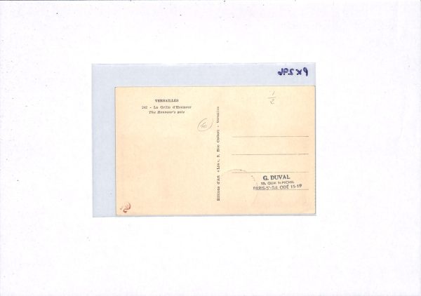 FRANCE FDC MAXI CARD Postcard 1952 *Versailles* GATE First Day {samwells}PX296 - Image 11