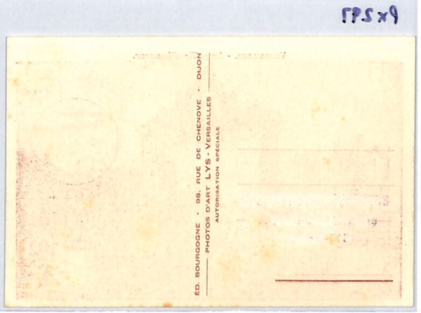 FRANCE FDC MAXI CARD Postcard 1952 *Versailles* GATE First Day {samwells}PX297 - Image 7