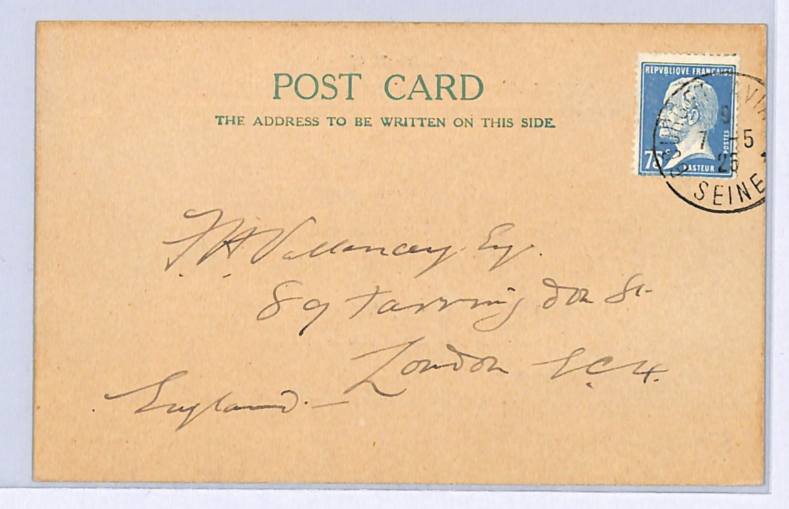 FRANCE INTERNATIONAL STAMP EXHIBITION Cover 1925 AIR MAIL GB London WA86 - Image 3