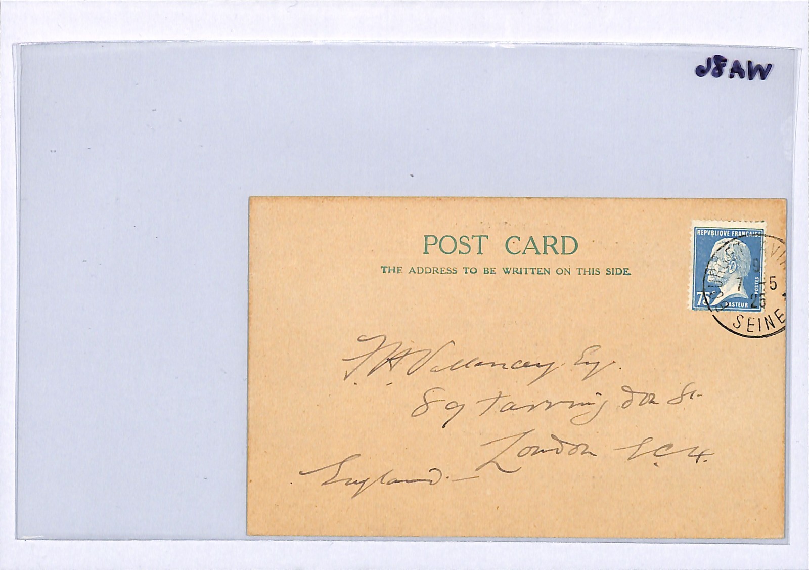 FRANCE INTERNATIONAL STAMP EXHIBITION Cover 1925 AIR MAIL GB London WA86 - Image 5