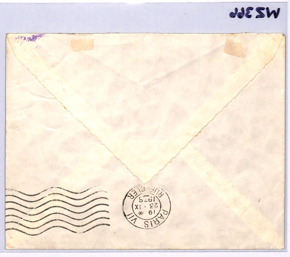 FRANCE METEOROLOGY Cover 65c WEATHER SHIP *CARIMARE* Cachet 1938 Maritime WZ366 - Image 5