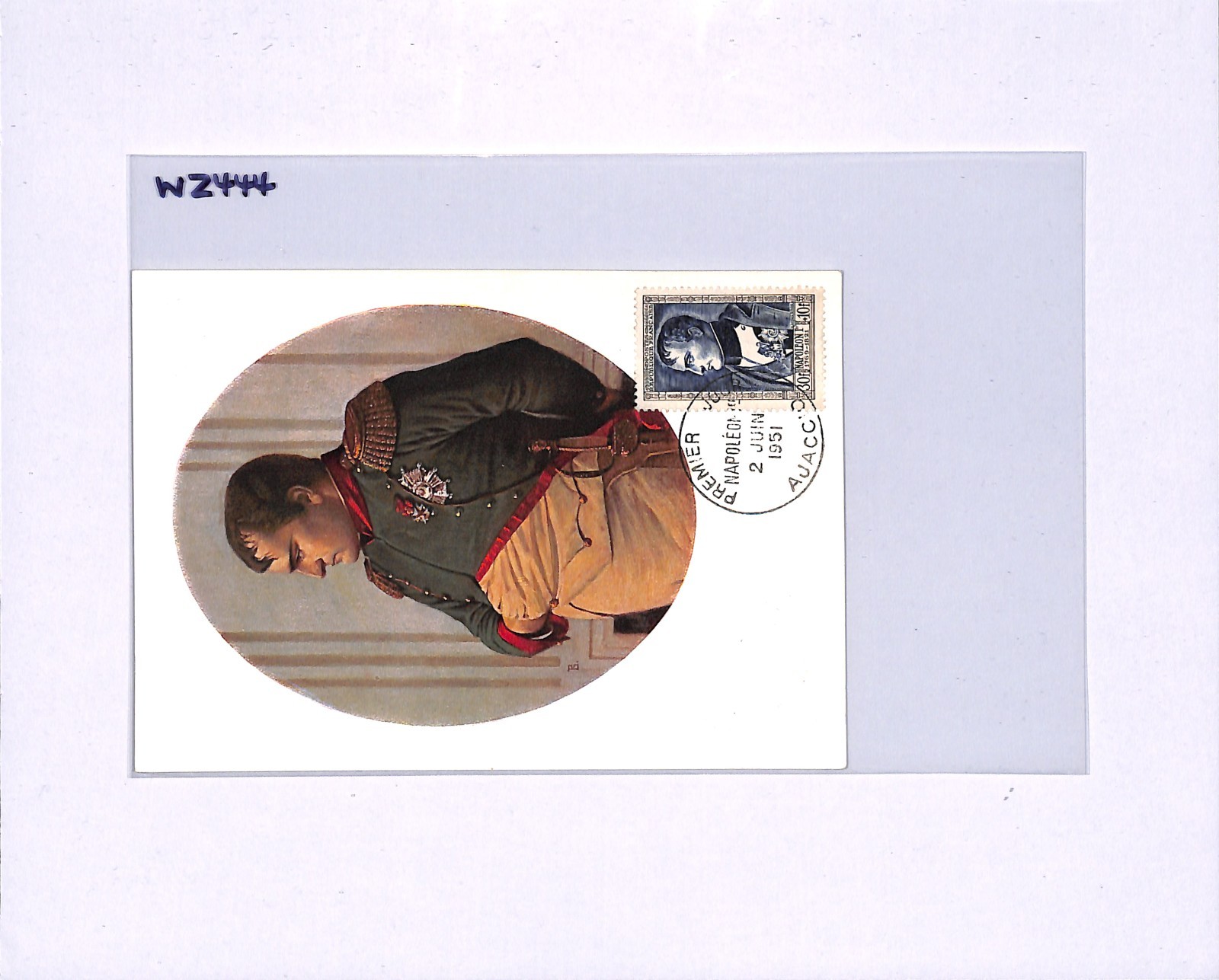 FRANCE *NAPOLEON* MAXI-CARD First Day Postcard 1951 FDC {samwells-covers}WZ444 - Image 12