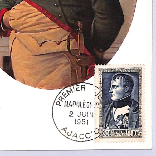 FRANCE *NAPOLEON* MAXI-CARD First Day Postcard 1951 FDC {samwells-covers}WZ444 - Image 4