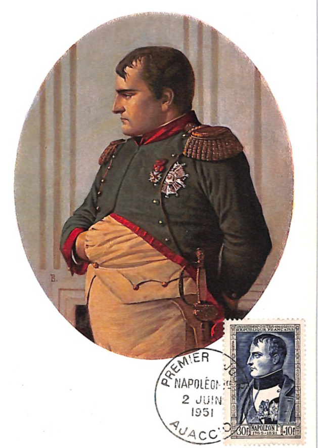 FRANCE *NAPOLEON* MAXI-CARD First Day Postcard 1951 FDC {samwells-covers}WZ444 - Image 6