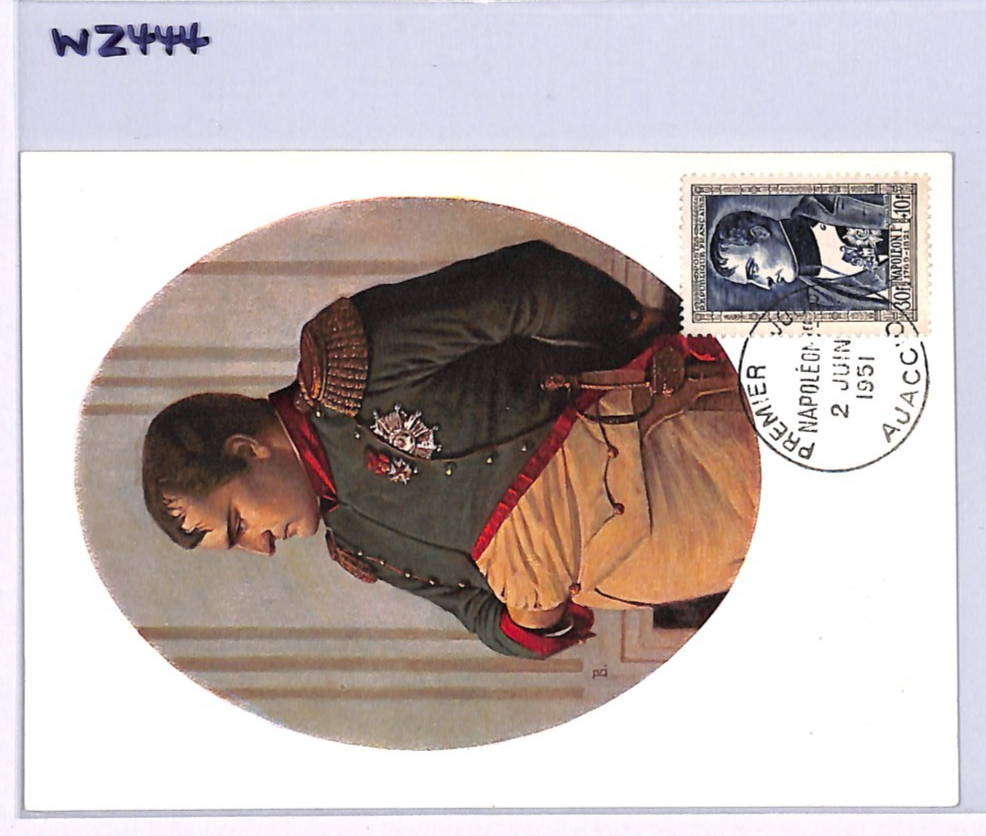 FRANCE *NAPOLEON* MAXI-CARD First Day Postcard 1951 FDC {samwells-covers}WZ444 - Image 8