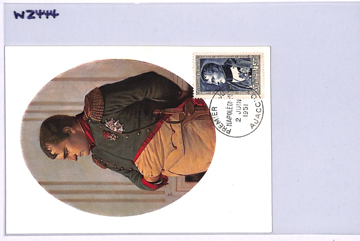 FRANCE *NAPOLEON* MAXI-CARD First Day Postcard 1951 FDC {samwells-covers}WZ444 - Image 10