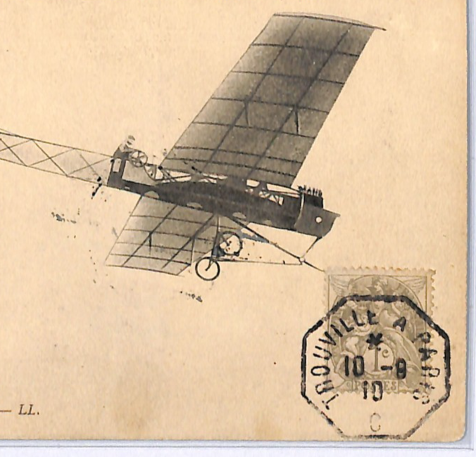 FRANCE PIONEER AVIATION Card 1910 GRANDE QUINZAINE LABEL Trouville-Paris WQ48 - Image 6