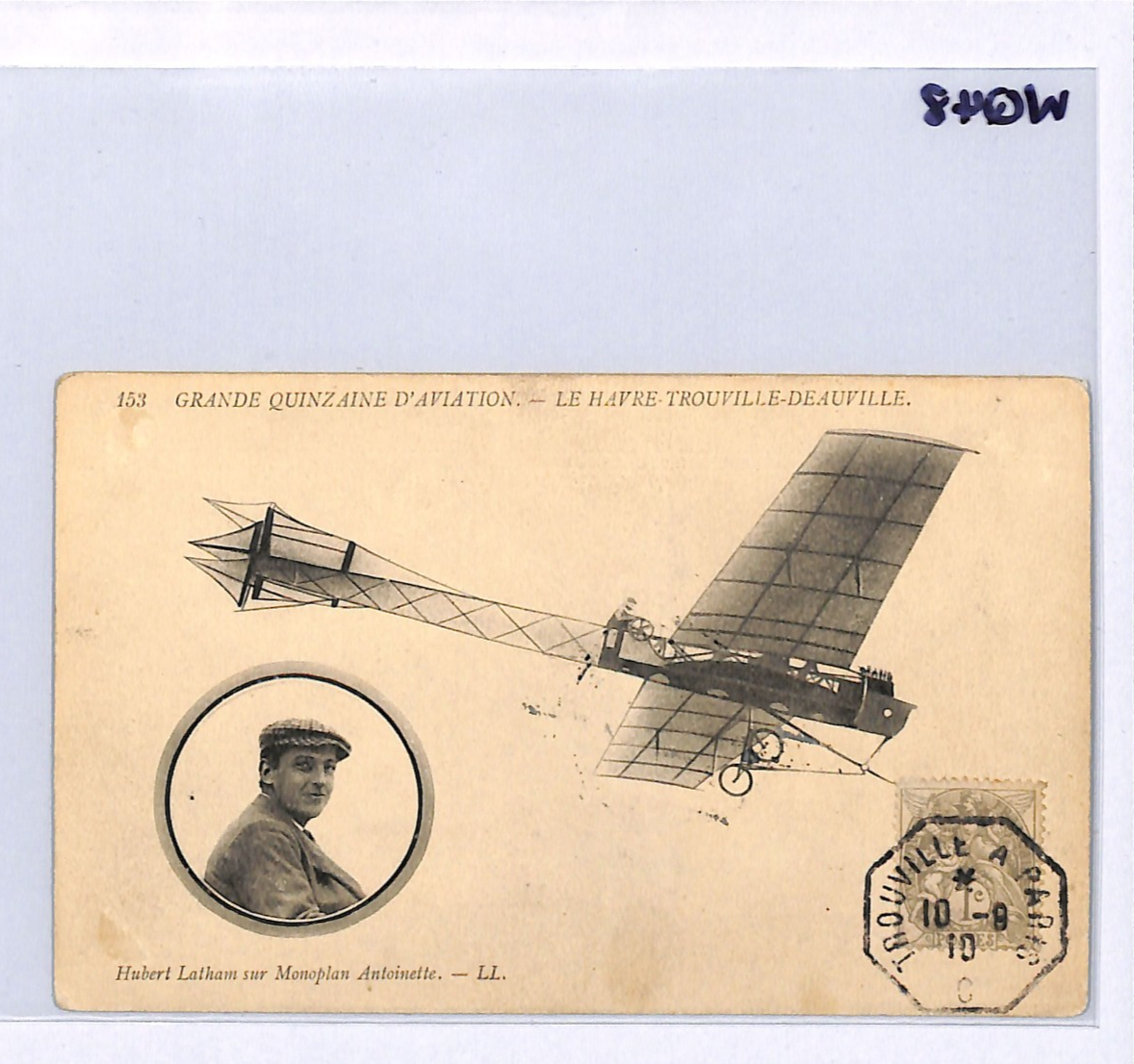 FRANCE PIONEER AVIATION Card 1910 GRANDE QUINZAINE LABEL Trouville-Paris WQ48 - Image 8