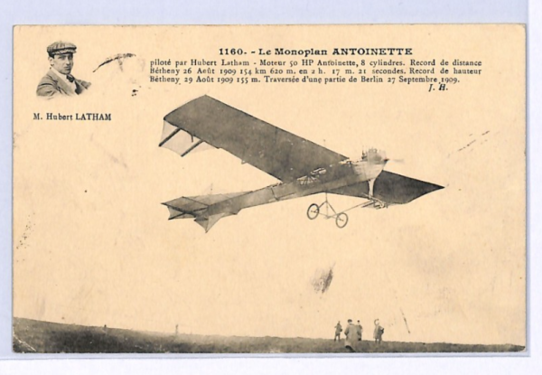 FRANCE Postcard GRANDE SEMAINE D'AVIATION LYON 1910 Albi TAXE{Samwells}XF268 - Image 4