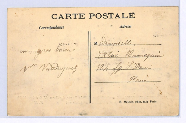 FRANCE Postcard PIONEER Farman Biplane 1909 *PORT AVIATION/PARIS* Cachet XF277 - Image 5