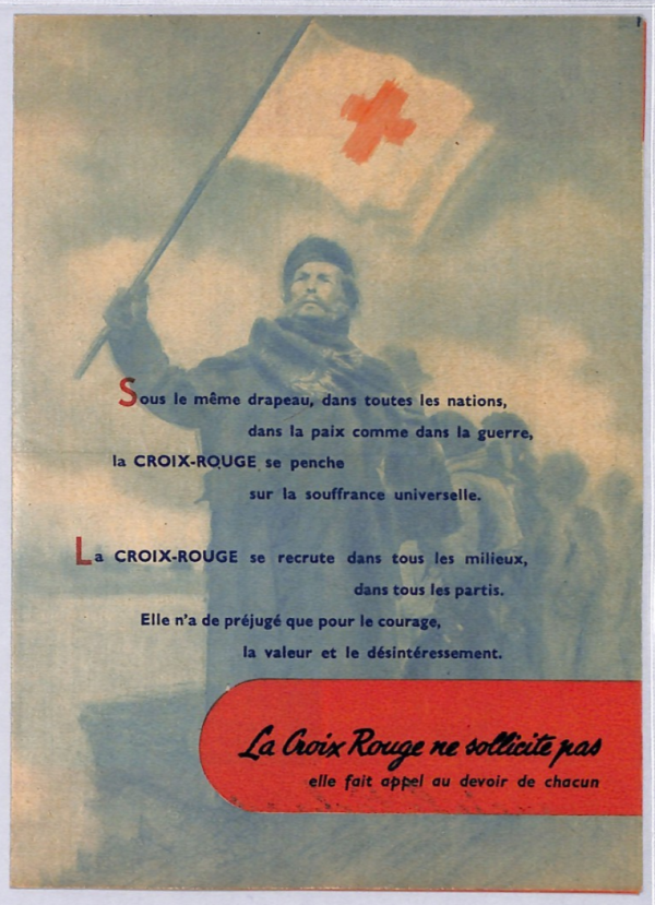 FRANCE Red Cross Congress Advertisement 1949 {samwells-covers}YF314 - Image 3
