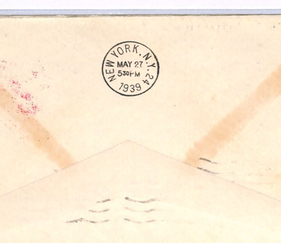 FRANCE TRANSATLANTIC Air 1939 Cover *CLIPPER* Illustrated FIRST FLIGHT USA XF230 - Image 6