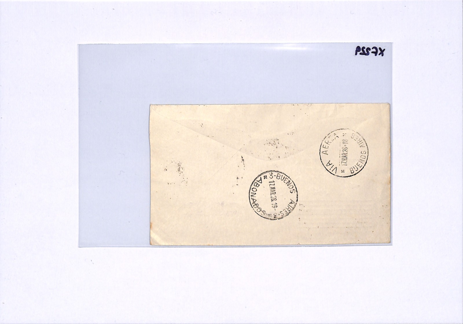 FRANCE *TRANSATLANTIC* Air Mail 1928 Cover ARGENTINA 1f Sower Block{8} XF229 - Image 8