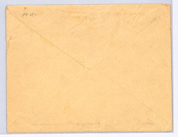 FRANCE USED ABROAD ALGERIA Cover 20c RIGHTS *Vialar* 1903 CDS Registered WX120 - Image 5
