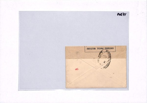 FRANCE WW1 Censor Cover 10c+5c *RED CROSS* Charity POW AGENCY Geneva 1917 YF309 - Image 16
