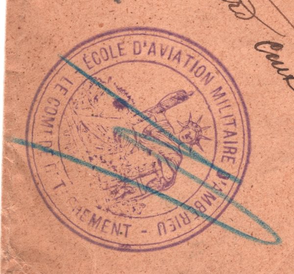 FRANCE WW1 Cover *ECOLE D'AVIATION MILITAIRE DE AMBERIEU* 1915 Air School XT170 - Image 10