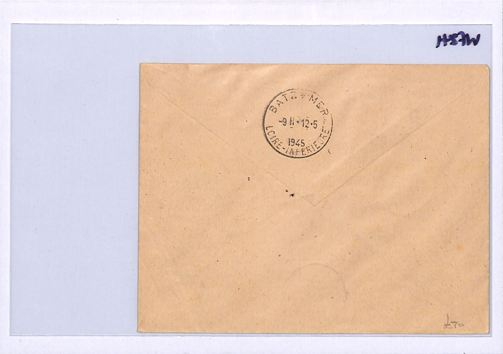 FRANCE WW2 Cover *LIBERATION* Overprints La Baule 1945 Registered {Signed}WF241 - Image 8