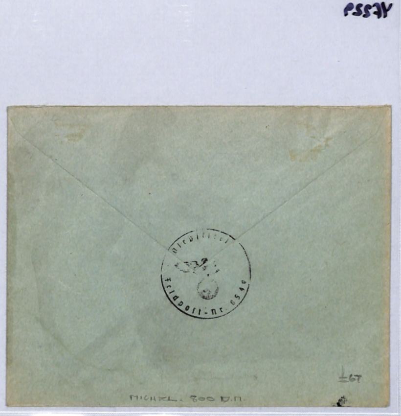 FRANCE WW2 Military Cover *FRENCH LEGION* ANTI-BOLSCHEVIC Germany Feldpost YF229 - Image 10