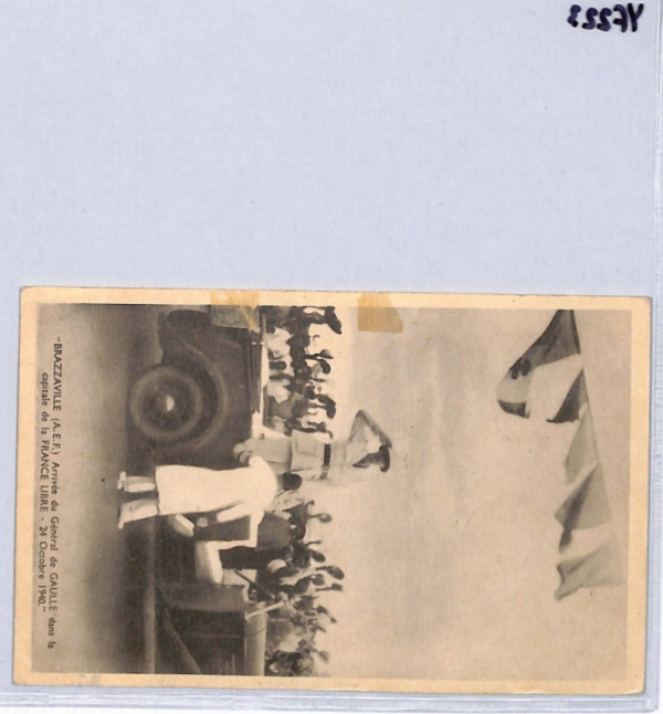 FRENCH CONGO *LIBRE* WW2 Stamps DE GAULLE Postcard France Cols 1943 Censor YF223 - Image 9
