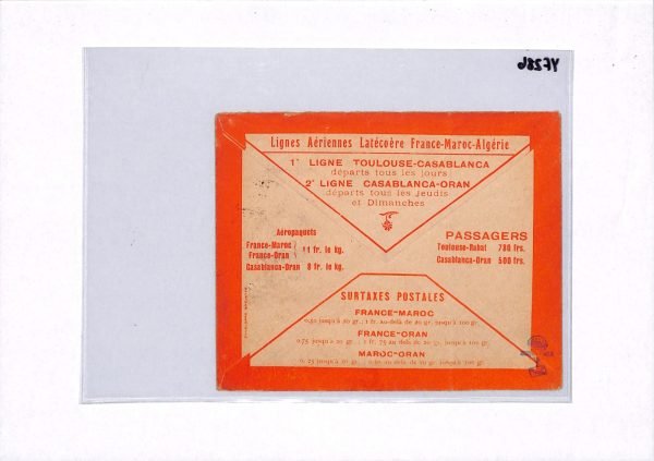 FRENCH MOROCCO Registered Air Mail Cover Casablanca 1925 France {samwells)YF286 - Image 13