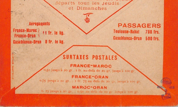 FRENCH MOROCCO Registered Air Mail Cover Casablanca 1925 France {samwells)YF286 - Image 7