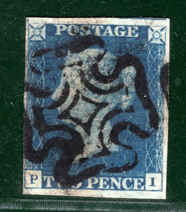 GB 1840 TWO PENCE BLUE QV Stamp SG.5 2d Plate 2 (PI) DS8 Cat £1,000 REDB107 - Image 5