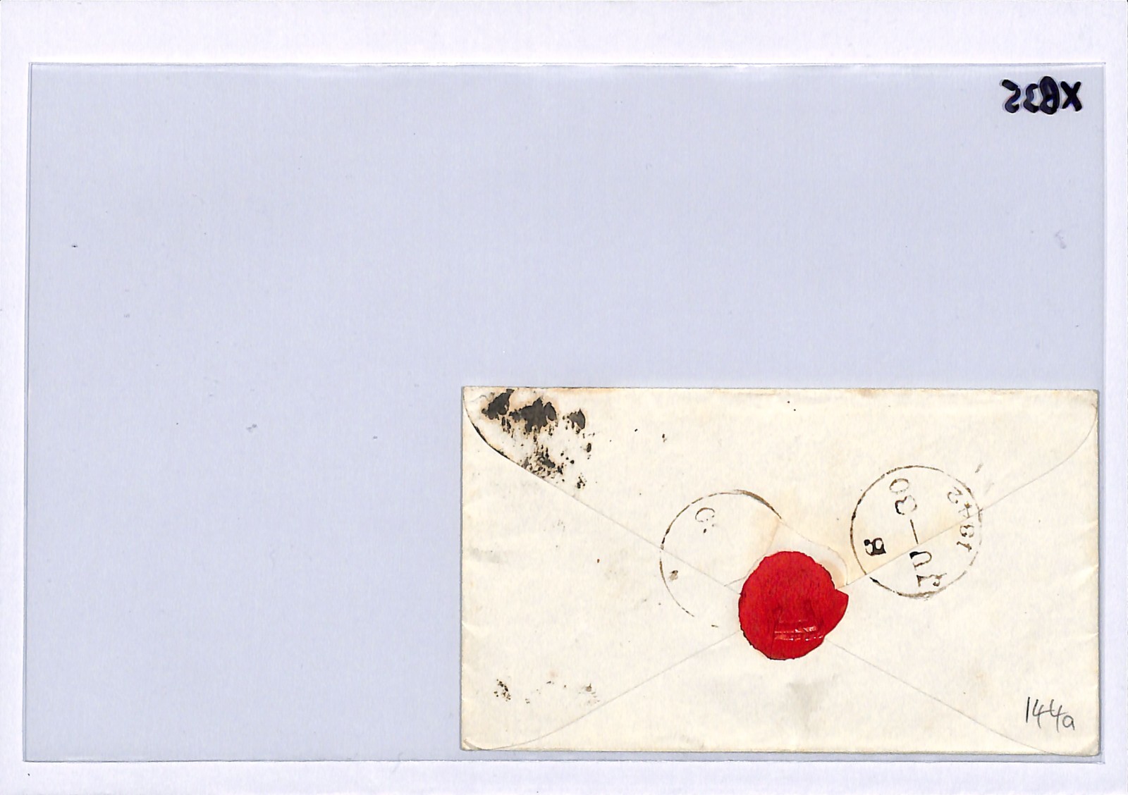 GB 1841 PENNY RED Cover 1d Plate 16 (TG) London MX 1842 Maltese Cross XB35 - Image 8