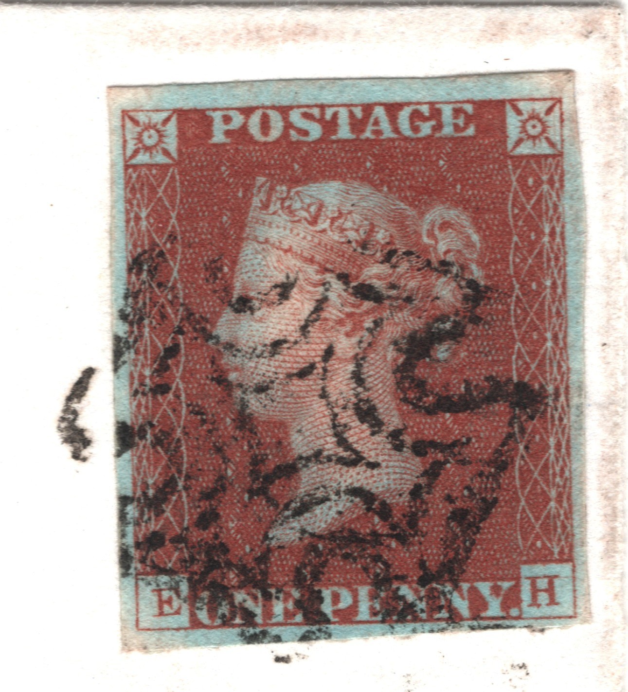 GB 1841 PENNY RED Cover SG.10 1d Deep Red-Brown (EH) *Hawick* Scots MX XB29 - Image 6